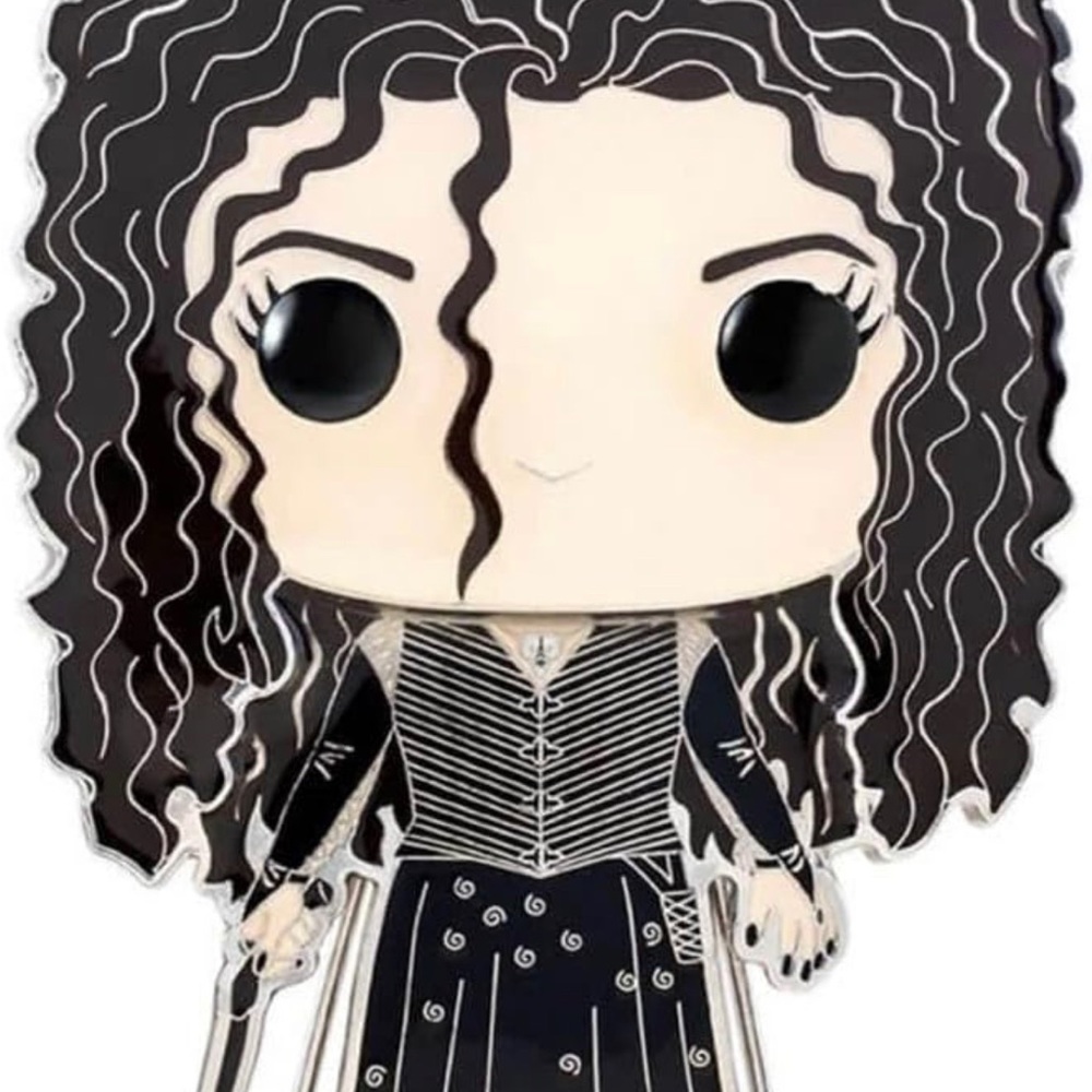 Funko POP Pin Harry Potter Bellatrix Lestrange Large Enamel Pin 12 - New in Box! - Picture 4 of 6